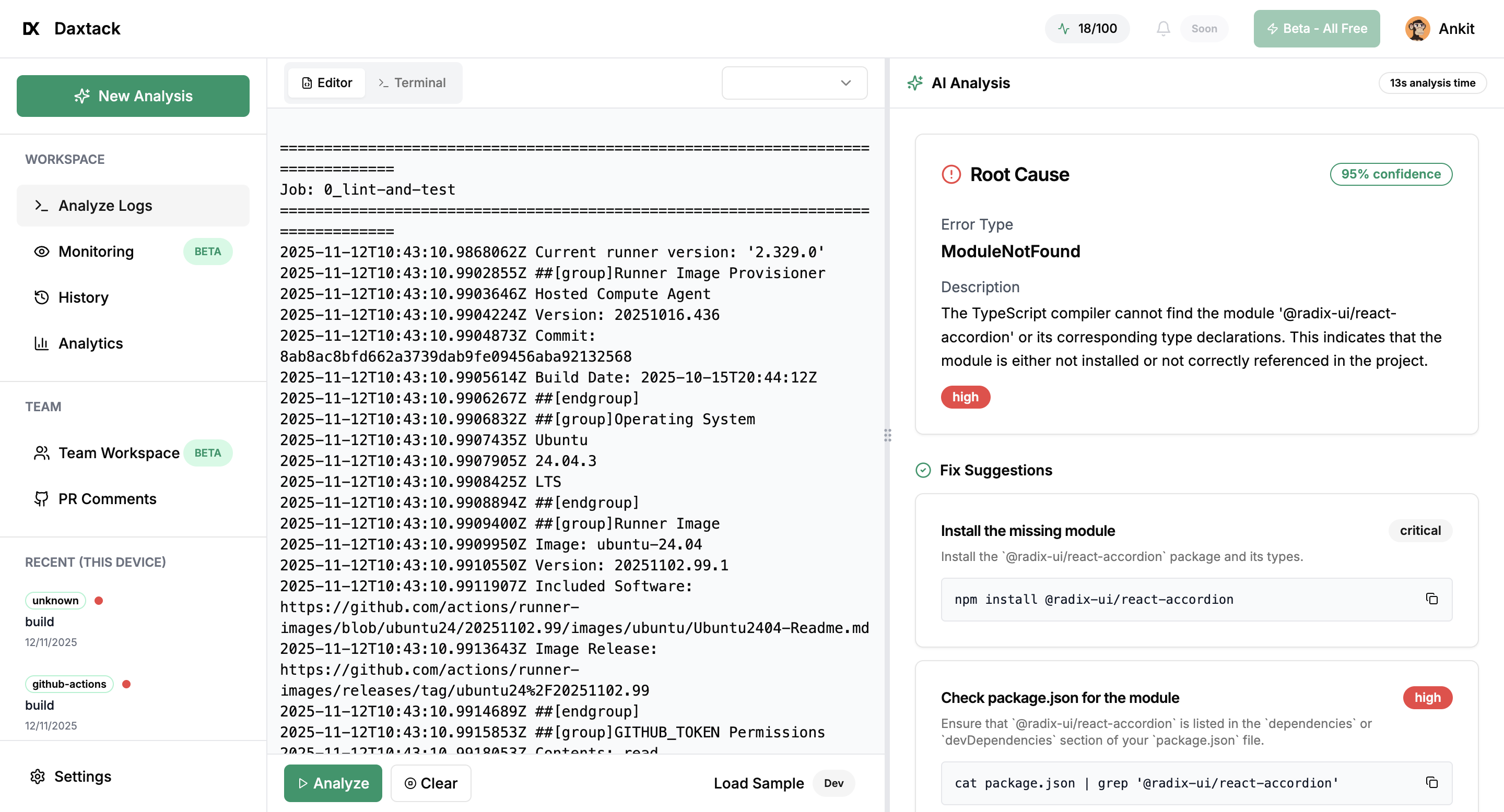 Cipherra Analysis Dashboard